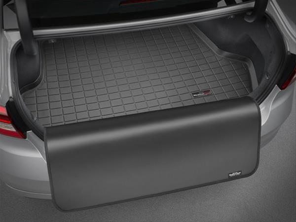 Weathertech Black Trunk Mat Bumper Cover 08-23 Dodge Challenger - Click Image to Close